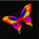 Урок — Раскрасим кисть бабочку