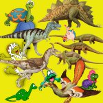 Динозавры и динозаврики