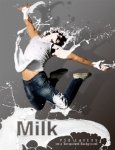 Молоко в PSD