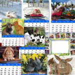 Календарь перекидной- Кролики