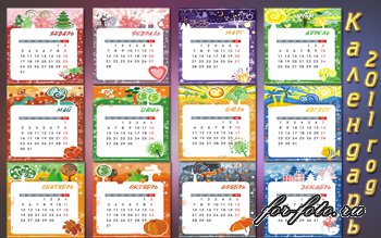 скачать бесплатно Календарь -Времена года