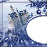 Рамка для фото "Зимний замок"