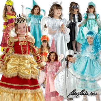 скачать бесплатно Карнавальные костюмы для девочек №3